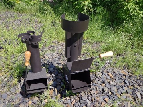 Піч Кресало ракетна опалювальна з 1 конфоркою своїми руками