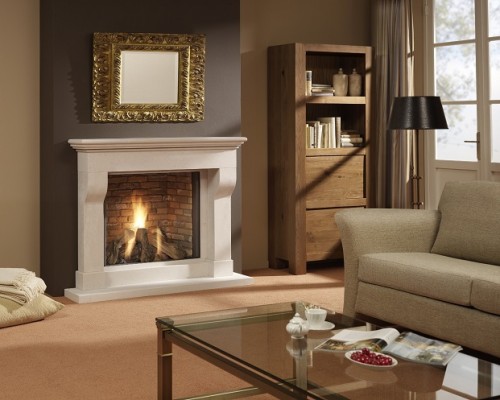 Опалення заміського будинку каміном: особливості і вибір моделей