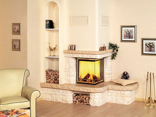 Види камінів для дому: фото в інтерєрі, електричні, кутові – своїми руками
