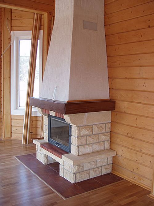Камін на другому поверсі деревяного будинку: фундамент, відео своїми руками