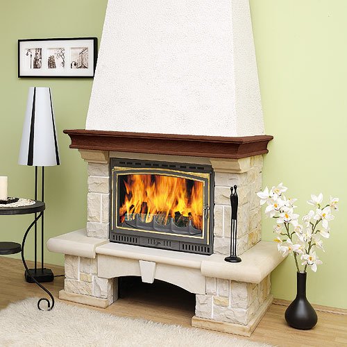 Електричний камін білого кольору в інтерєрі: ідеї фото