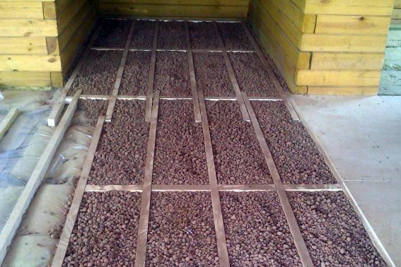 Утеплення підлоги в деревяному будинку знизу пінопластом, керамзитом, пінополістиролом: схема і технологія утеплення деревяного статі Утеплення підлоги в деревяному будинку знизу пінопластом, керамзитом, пінополістиролом: схема і технологія утеплення деревяного статі