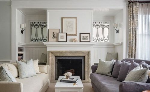 Оформлення камінів: фото варіанти і способи