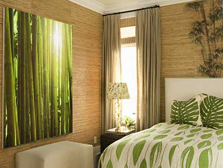 Зелена спальня: дизайн і стилі оформлення