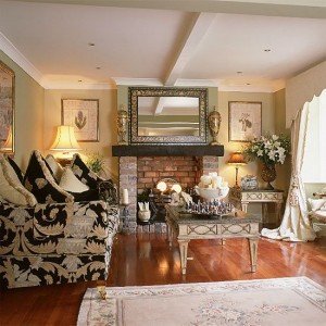 Імітація штучного каміна з гіпсокартону в інтерєрі квартири: фото