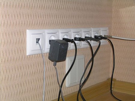 Висота розеток на кухні: від підлоги і стільниці