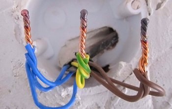 Основні способи зєднання електричних дротів