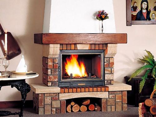 Портал з дерева для каміна: робимо своїми руками, фото варіанти