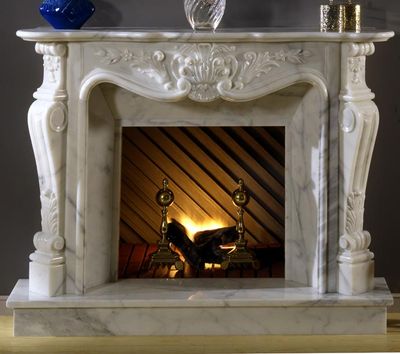 Електрокамін з мармуру в інтерєрі: ідеї фото
