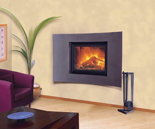 Вітальня з каміном в сучасній квартирою: фото дизайнів інтерєрів