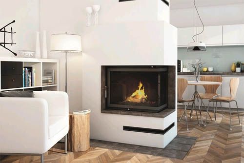 Місце установки каміна в будинку: варіанти розташування