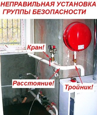 Група безпеки котла в системі опалення: принцип роботи, уствановка, підключення Група безпеки котла в системі опалення: принцип роботи, уствановка, підключення