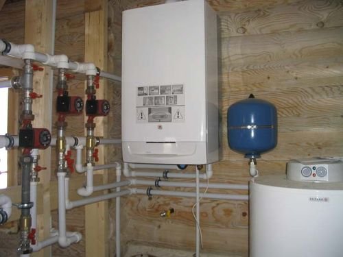 Схема монтажу газового котла для підключення до системи опалення