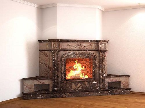 Кутовий камін з цегли своїми руками: креслення на фото, порядовка на відео