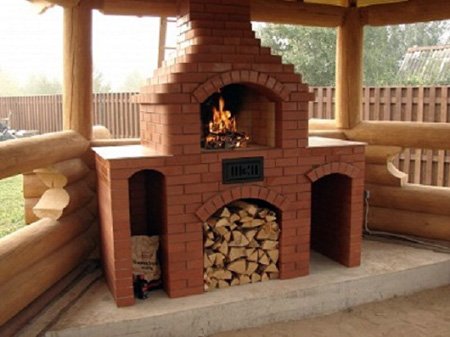 Камяний мангал для дачі своїми руками