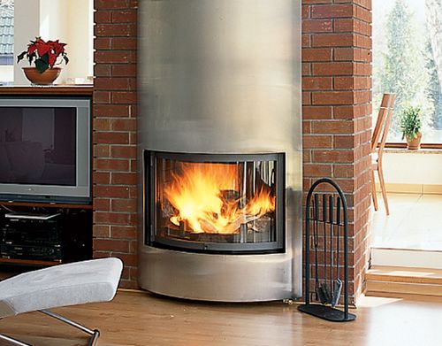 Каміни зі склом: фото варіанти дверцят для дому та дачі Каміни зі склом: фото варіанти дверцят для дому та дачі