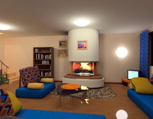 Фото камінів в будинку тепло і затишок