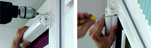 Як кріпити рулонні штори до стіни, стелі або вікна