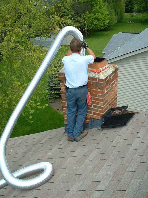 Гнучкий димар з нержавіючої сталі: застосування, відео монтажу