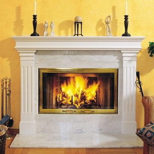 Красиві каміни: сучасні фото в інтерєрі з цегли