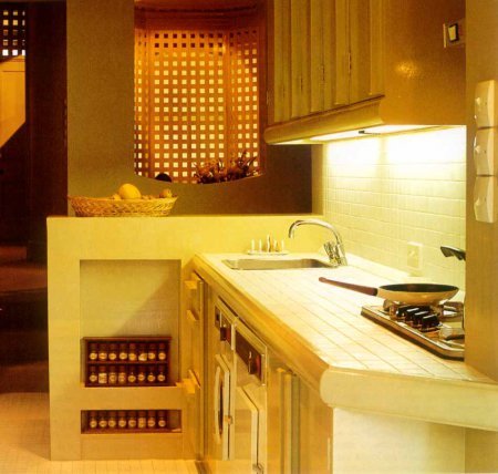 Робоча зона кухні:ідеї дизайну і планування