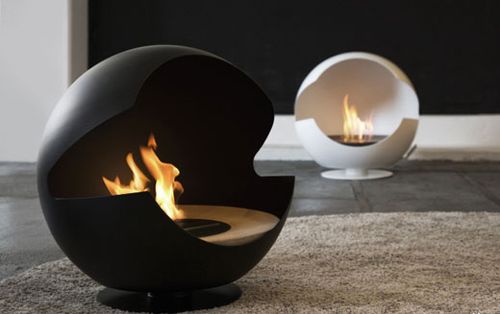 Підлогові каміни: електричні і дровяні в інтерєрі