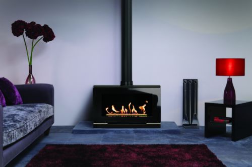 Електричні каміни в інтерєрі вітальні: кутові, фото, відгуки