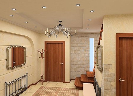 Освітлення в передпокої і коридорі: варіанти і поради дизайнера