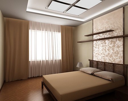 Дизайн штор для спальні: ідеї, критерії вибору