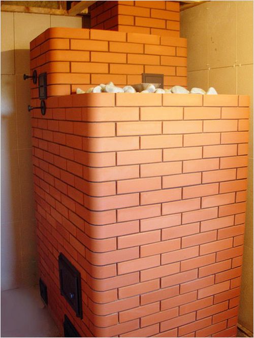 Піч камянка для лазні з цегли: цегляні, дровяні, закриті, газові