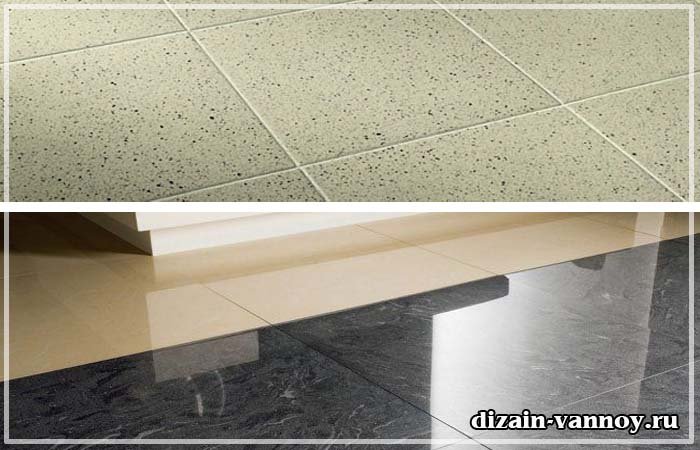 Керамограніт для ванної кімнати, фото плитки та оздоблення