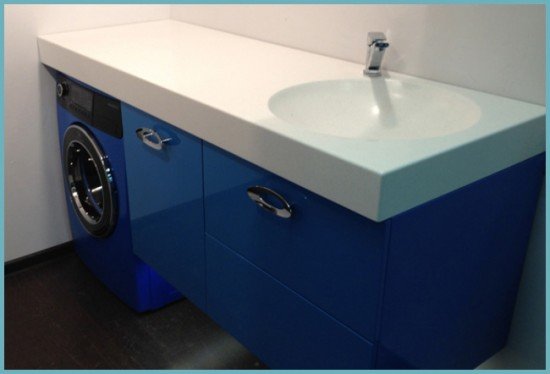 Вибираємо стільницю для раковини і пральної машини в ванну кімнату