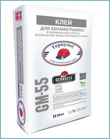 Клей для керамограніту для зовнішніх робіт морозостійкий