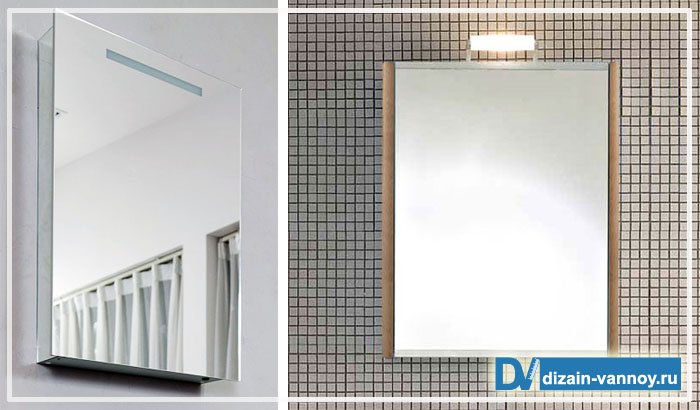 Дзеркальна шафка для ванної кімнати   навісні і підлогові