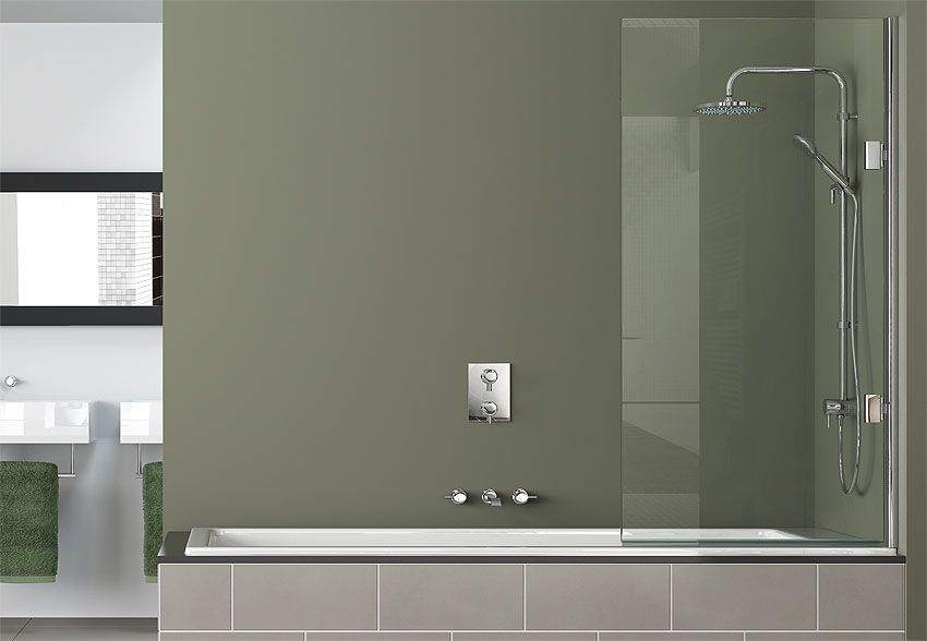 Ширма для ванної розсувна із скла