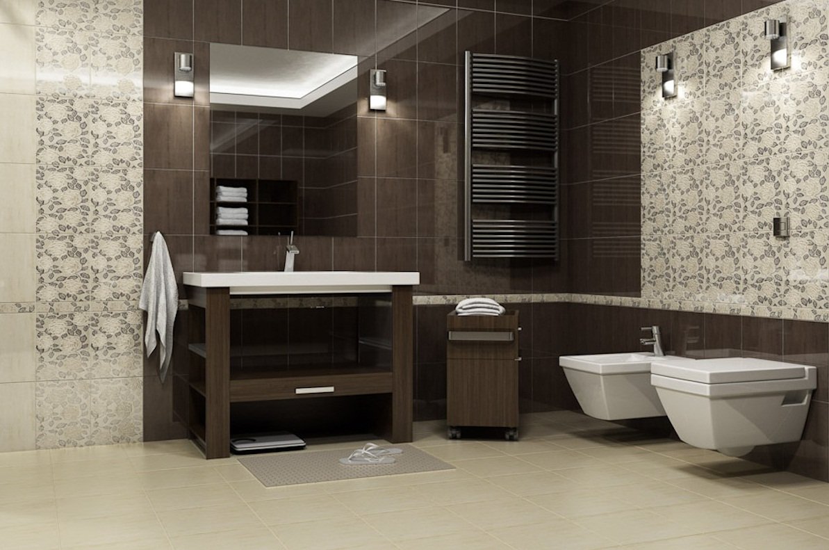 Варіанти розкладки плитки у ванній, фото розташування і способи Варіанти розкладки плитки у ванній, фото розташування і способи