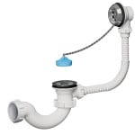 Який злив перелив для ванни краще: автомат або напівавтомат