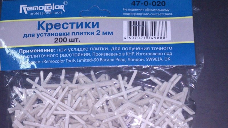 Хрестики для плитки: як правильно вибрати