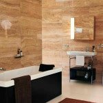 Італійська плитка для ванної кімнати: фото зразки