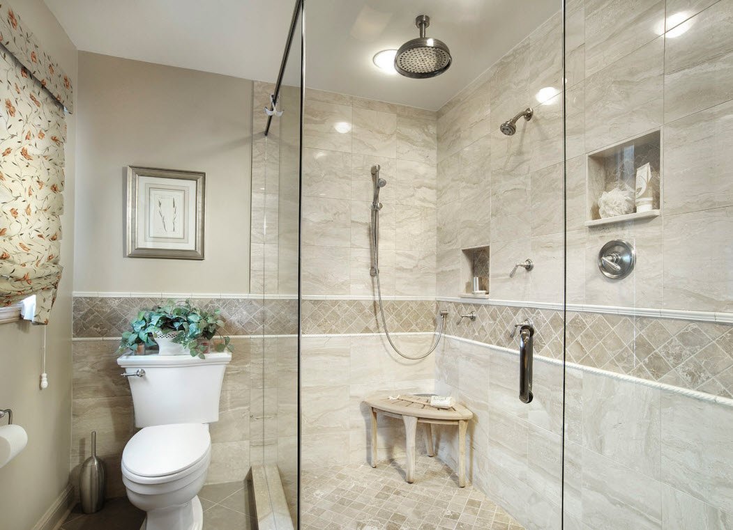 Ванна кімната з душовою кабіною дизайн