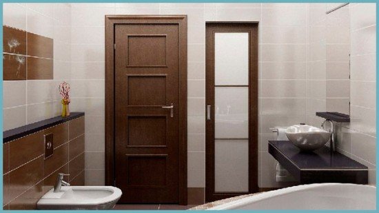 Вибираємо відповідні двері для ванної та туалету