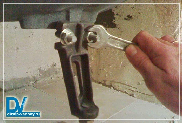 Ніжки для ванни   варіанти установки та види декоративних опор
