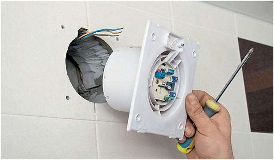 Витяжка для туалету та ванної: пристрій і установка Витяжка для туалету та ванної: пристрій і установка