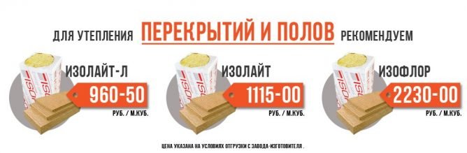 Утеплювач изорок (isoroc): види та особливості мінвати