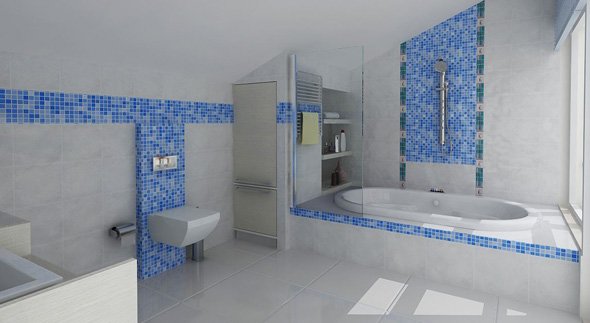 Дизайн ванної кімнати, облицьованої плиткою: фото та поради