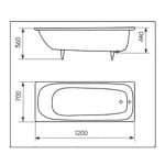 Висота ванни від підлоги стандарт установки Висота ванни від підлоги стандарт установки