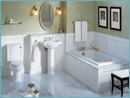 Мармурова плитка: багатство і розкіш у ванній кімнаті