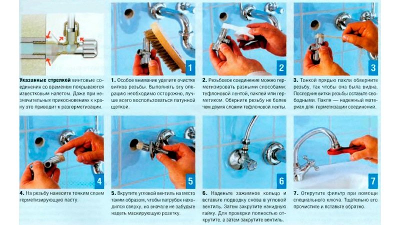 Установка змішувача у ванній своїми руками: як правильно виконати монтаж на стіну і заміну