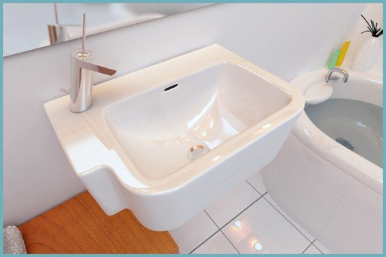 Вибираємо маленьку раковину у ванну або туалет