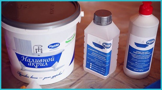 Реставрація ванн за допомогою акрилу своїми руками